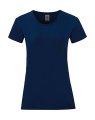 Dames T-shirt Iconic Fruit of the Loom 61-432-0 Navy